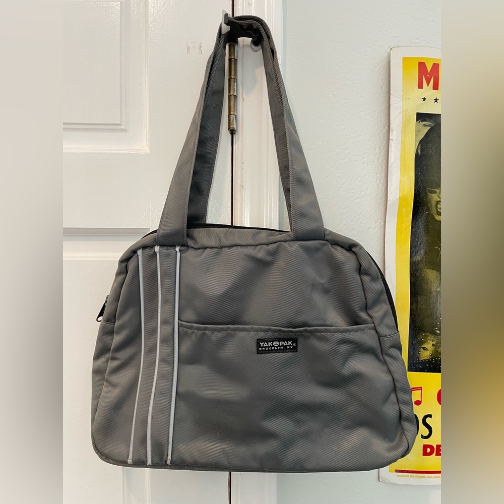 Grey Waterproof Yak Pak Brooklyn, NY Purse